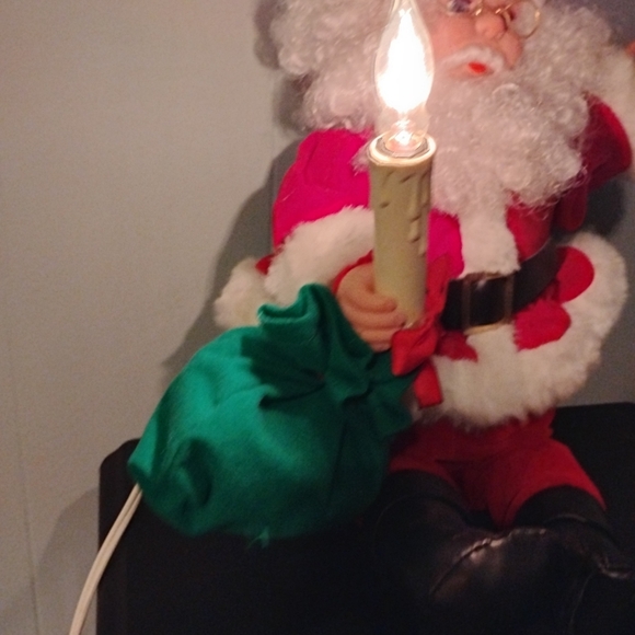 24-in Motionette animated lighted vintage Santa - Picture 5 of 7